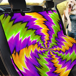 Dizzy Vortex Moving Optical Illusion Pet Car Back Seat Cover