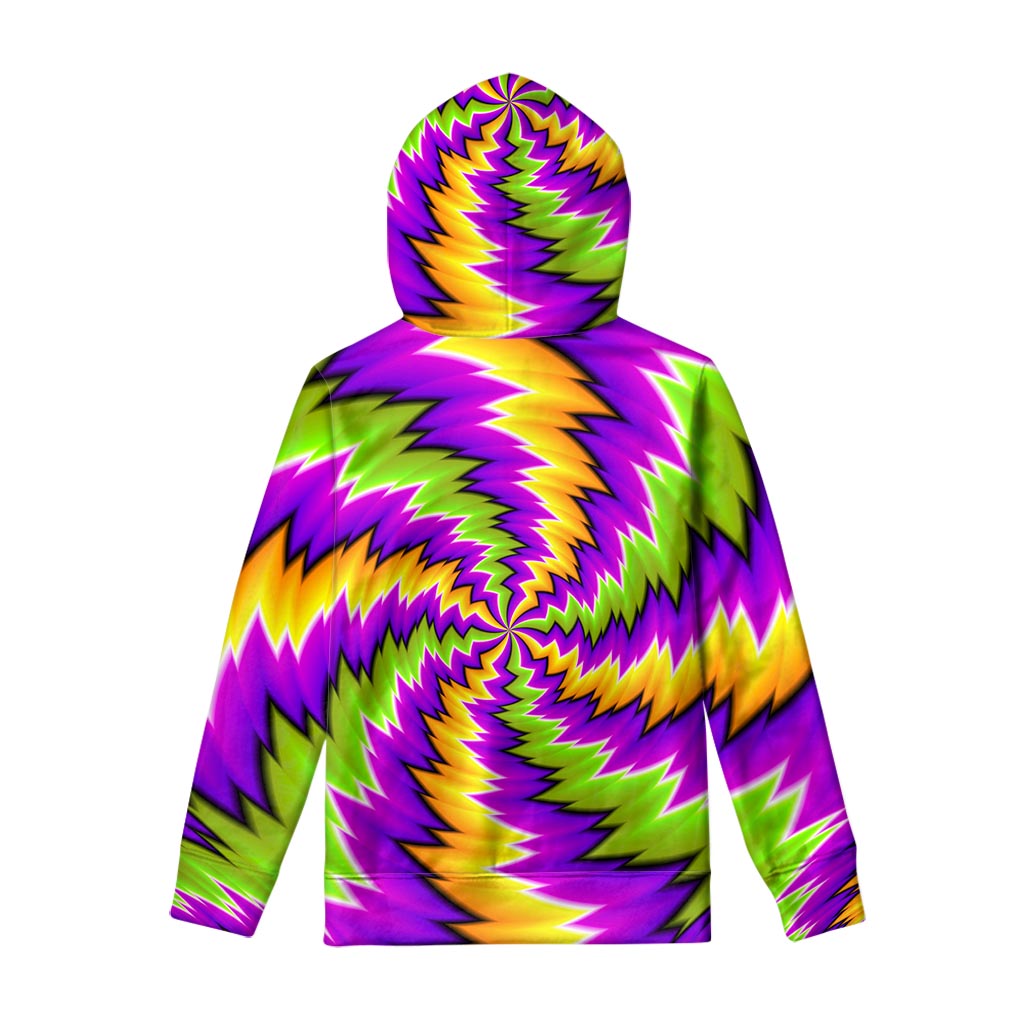 Dizzy Vortex Moving Optical Illusion Pullover Hoodie