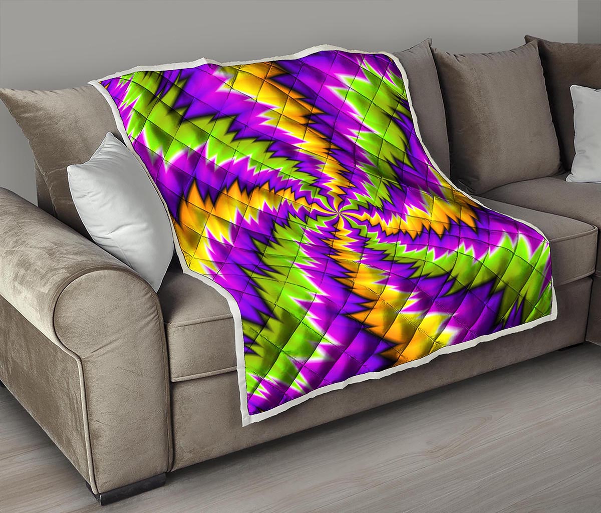 Dizzy Vortex Moving Optical Illusion Quilt