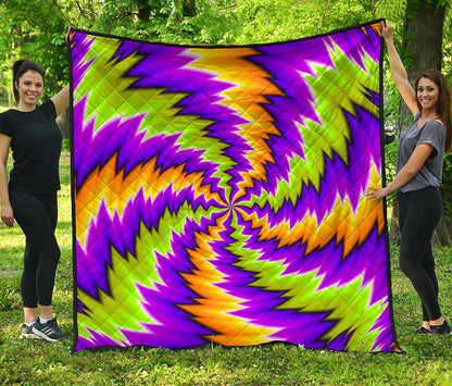 Dizzy Vortex Moving Optical Illusion Quilt