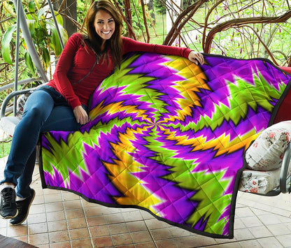 Dizzy Vortex Moving Optical Illusion Quilt