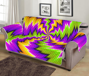 Dizzy Vortex Moving Optical Illusion Sofa Protector