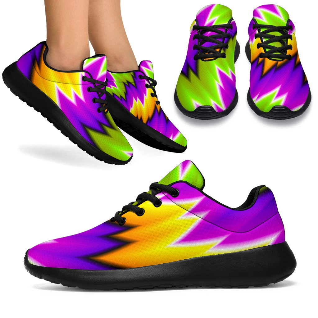 Dizzy Vortex Moving Optical Illusion Sport Shoes GearFrost
