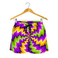 Dizzy Vortex Moving Optical Illusion Women's Shorts