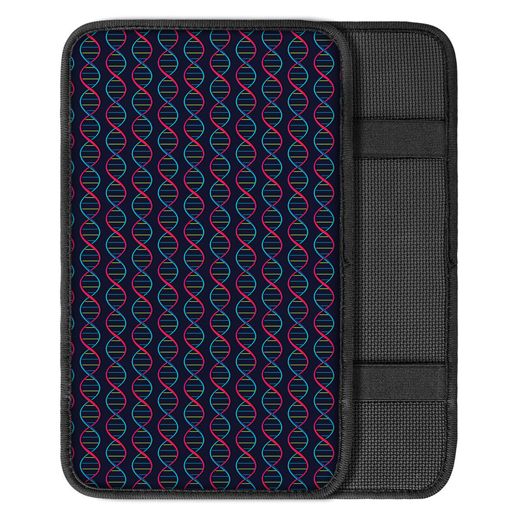 DNA Helix Pattern Print Car Center Console Cover