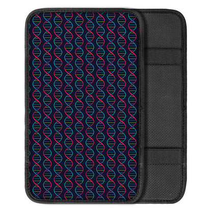 DNA Helix Pattern Print Car Center Console Cover