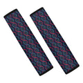 DNA Helix Pattern Print Car Seat Belt Covers