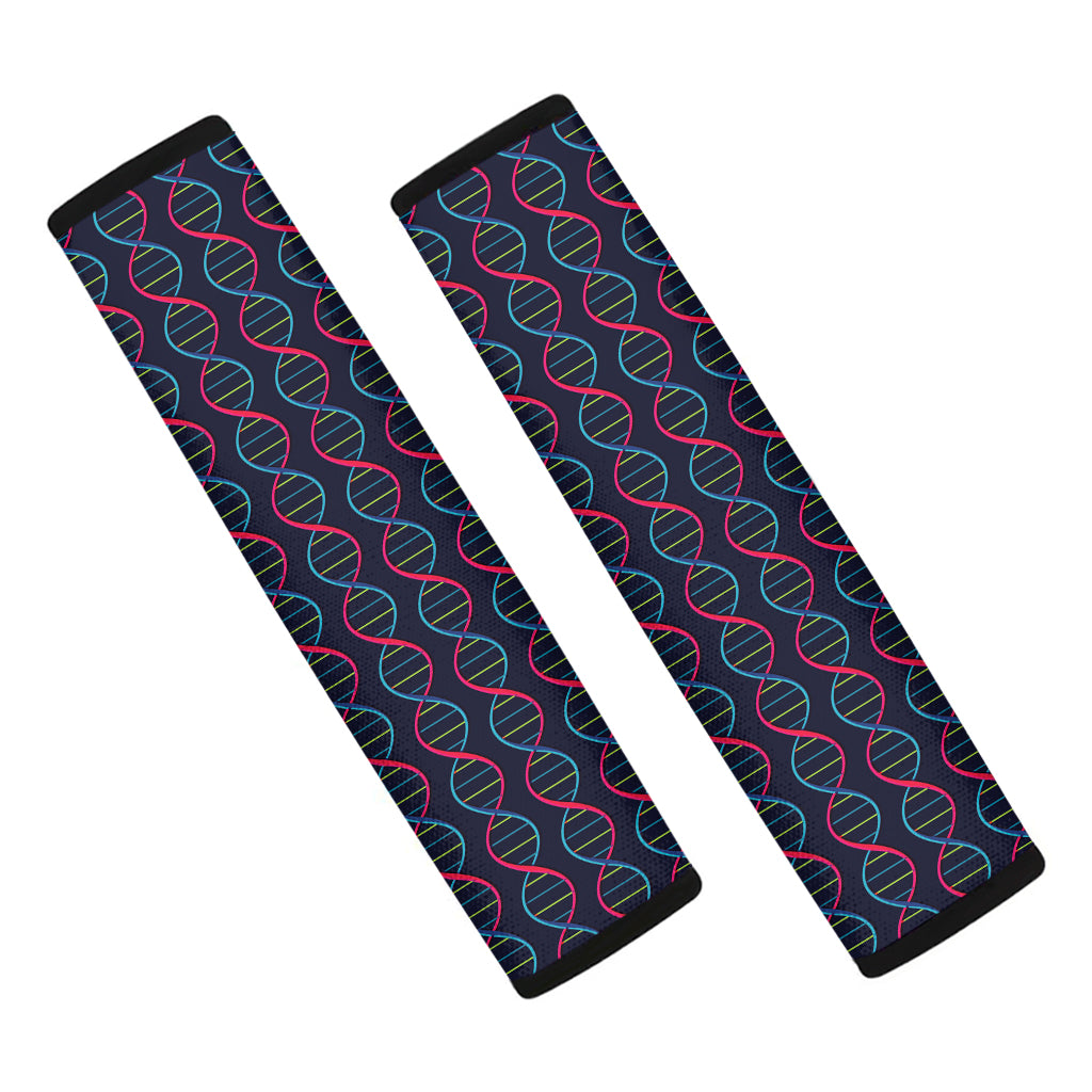 DNA Helix Pattern Print Car Seat Belt Covers