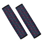 DNA Helix Pattern Print Car Seat Belt Covers