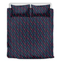 DNA Helix Pattern Print Duvet Cover Bedding Set
