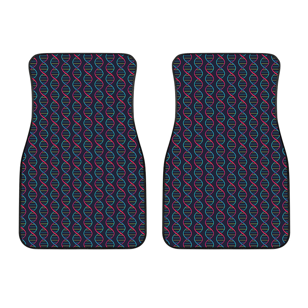DNA Helix Pattern Print Front Car Floor Mats