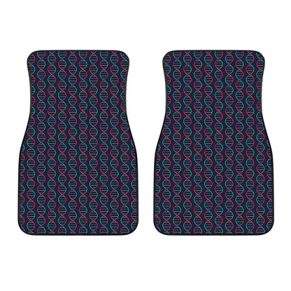DNA Helix Pattern Print Front Car Floor Mats