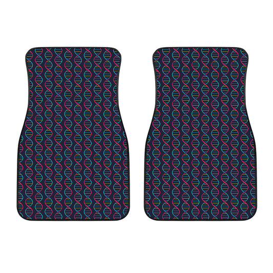 DNA Helix Pattern Print Front Car Floor Mats
