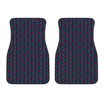 DNA Helix Pattern Print Front Car Floor Mats