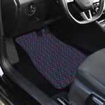 DNA Helix Pattern Print Front Car Floor Mats