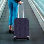 DNA Helix Pattern Print Luggage Cover