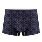 DNA Helix Pattern Print Men's Boxer Briefs