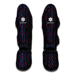 DNA Helix Pattern Print Muay Thai Shin Guard
