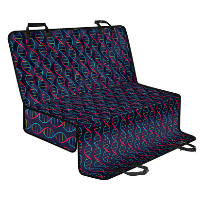 DNA Helix Pattern Print Pet Car Back Seat Cover