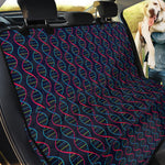 DNA Helix Pattern Print Pet Car Back Seat Cover
