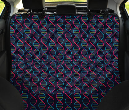 DNA Helix Pattern Print Pet Car Back Seat Cover