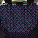 DNA Helix Pattern Print Pet Car Back Seat Cover