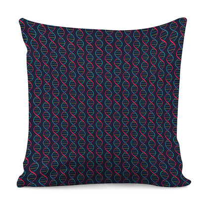 DNA Helix Pattern Print Pillow Cover