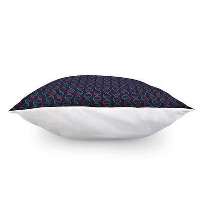 DNA Helix Pattern Print Pillow Cover