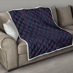 DNA Helix Pattern Print Quilt