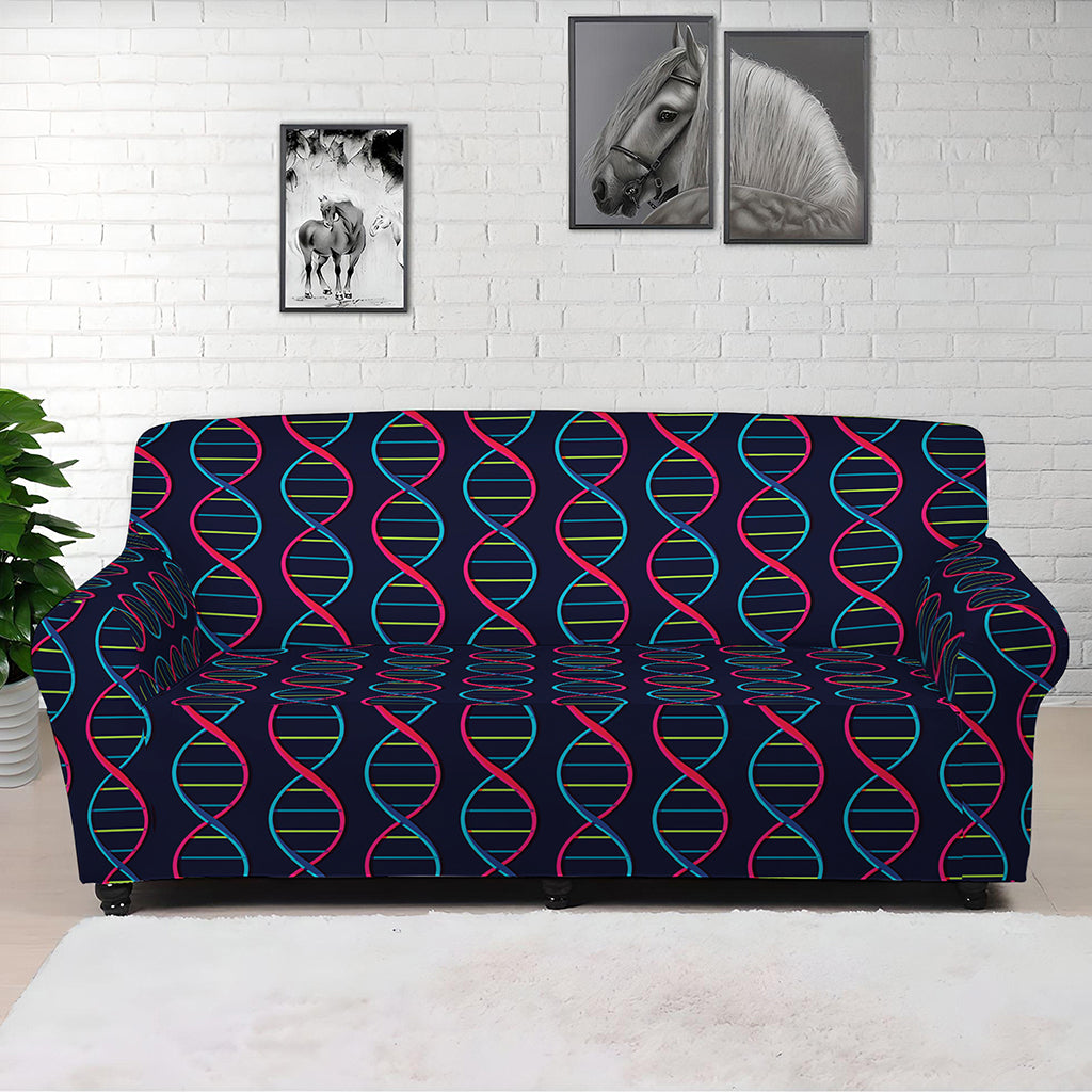 DNA Helix Pattern Print Sofa Cover