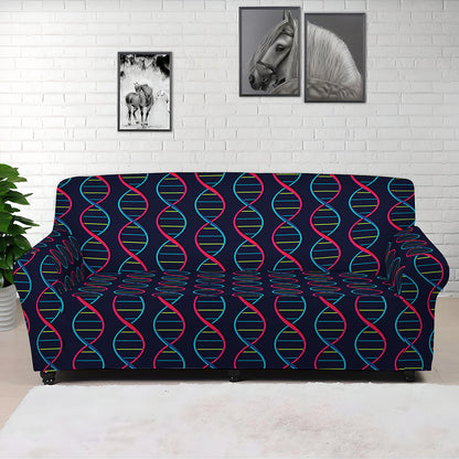 DNA Helix Pattern Print Sofa Cover
