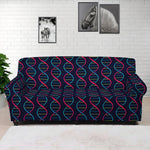 DNA Helix Pattern Print Sofa Cover