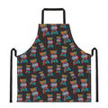 DNA Strands Pattern Print Apron