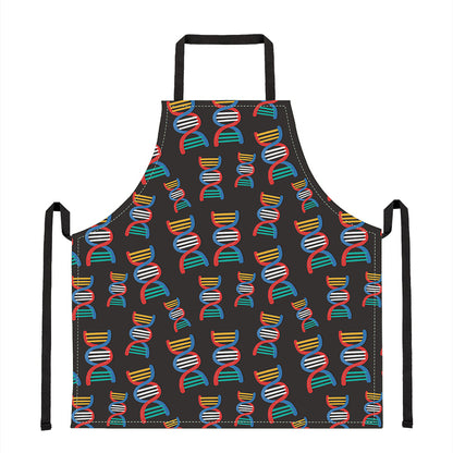 DNA Strands Pattern Print Apron