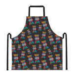 DNA Strands Pattern Print Apron