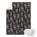 DNA Strands Pattern Print Blanket