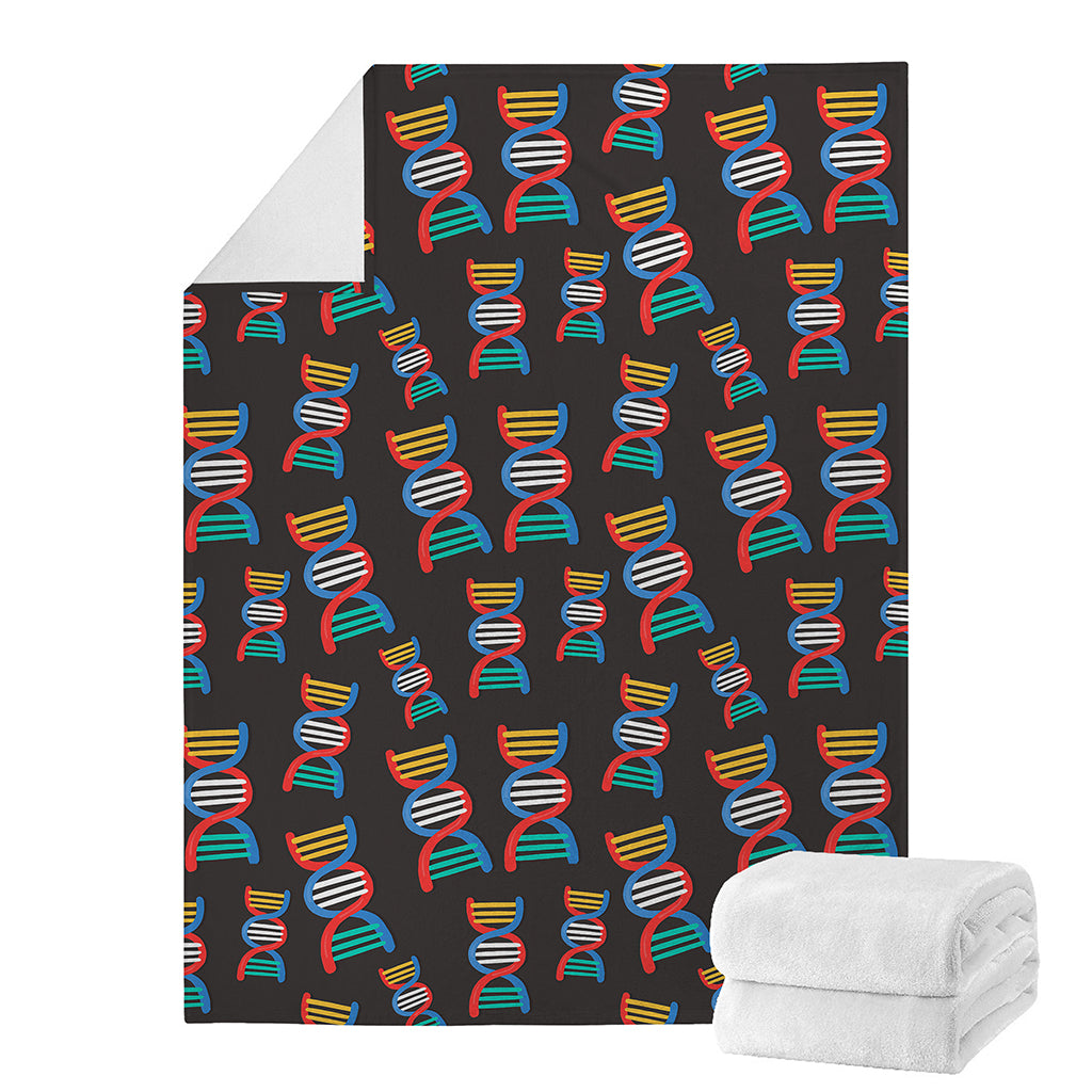 DNA Strands Pattern Print Blanket