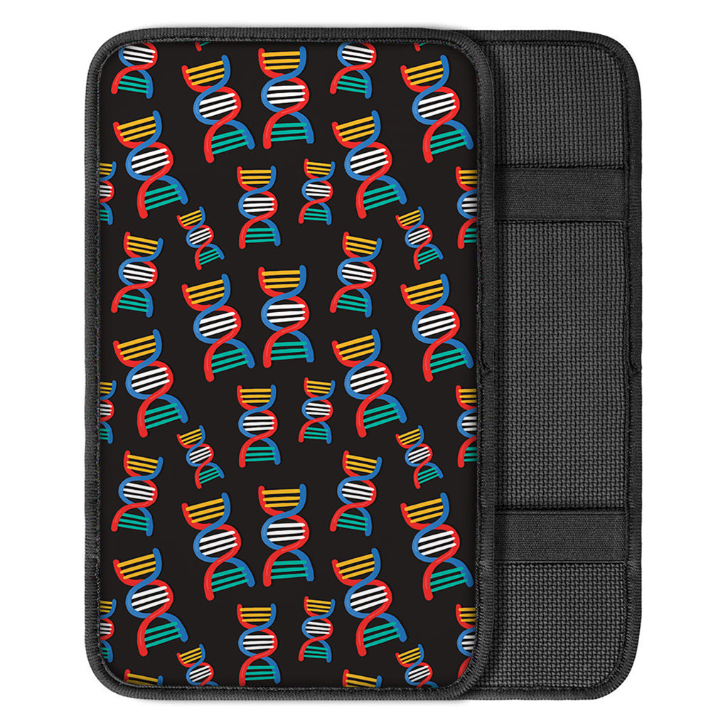 DNA Strands Pattern Print Car Center Console Cover