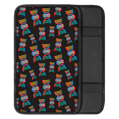 DNA Strands Pattern Print Car Center Console Cover