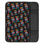 DNA Strands Pattern Print Car Center Console Cover