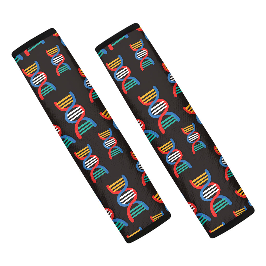 DNA Strands Pattern Print Car Seat Belt Covers