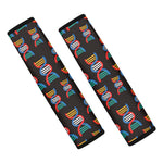 DNA Strands Pattern Print Car Seat Belt Covers