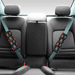 DNA Strands Pattern Print Car Seat Belt Covers