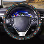 DNA Strands Pattern Print Car Steering Wheel Cover