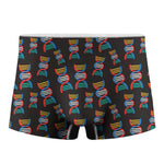 DNA Strands Pattern Print Men's Boxer Briefs