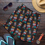 DNA Strands Pattern Print Men's Shorts