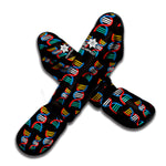 DNA Strands Pattern Print Muay Thai Shin Guard