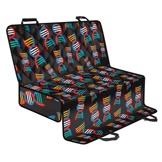 DNA Strands Pattern Print Pet Car Back Seat Cover