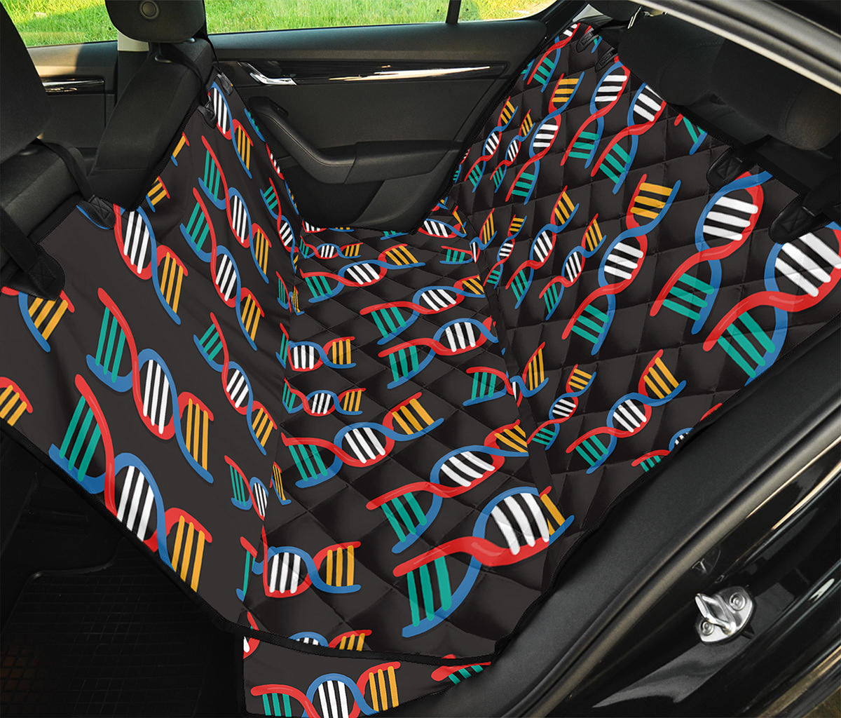 DNA Strands Pattern Print Pet Car Back Seat Cover