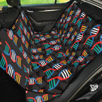 DNA Strands Pattern Print Pet Car Back Seat Cover